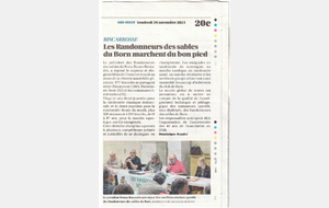 Article Sud-Ouest du 29/11/2024